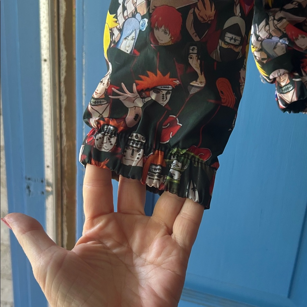 Anime Naruto Graphic Zip-Up Jacket - Picture 3 of 7